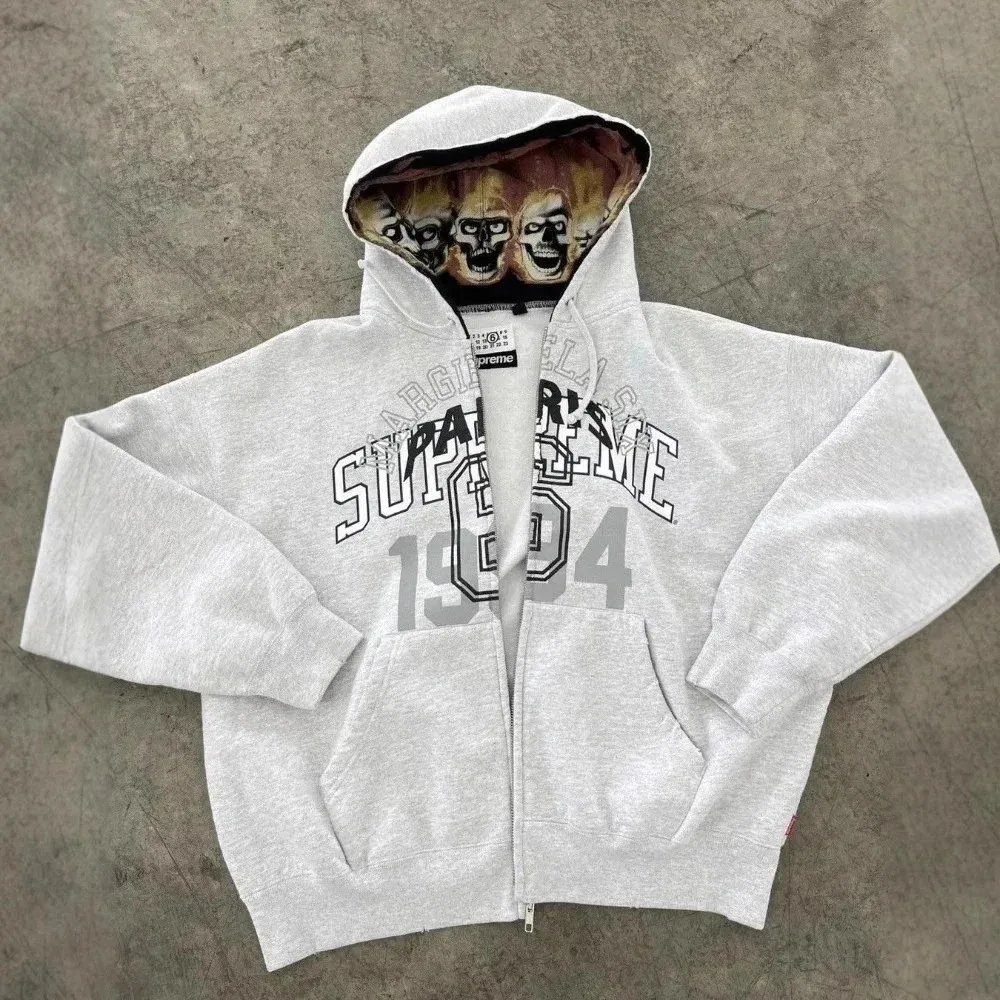 Supreme x The North Face Hoodie Grey '1994' Zip-Up