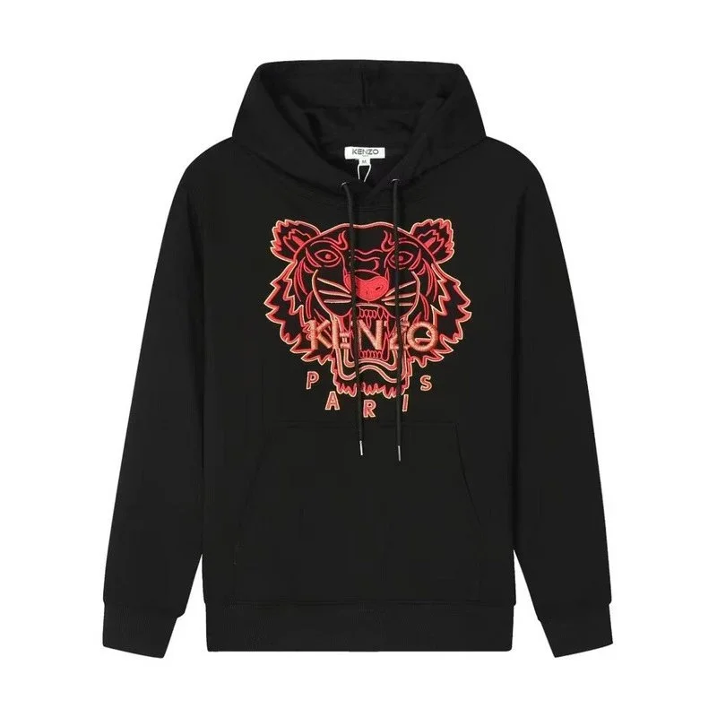Kenzo Tiger Head Black Hoodie