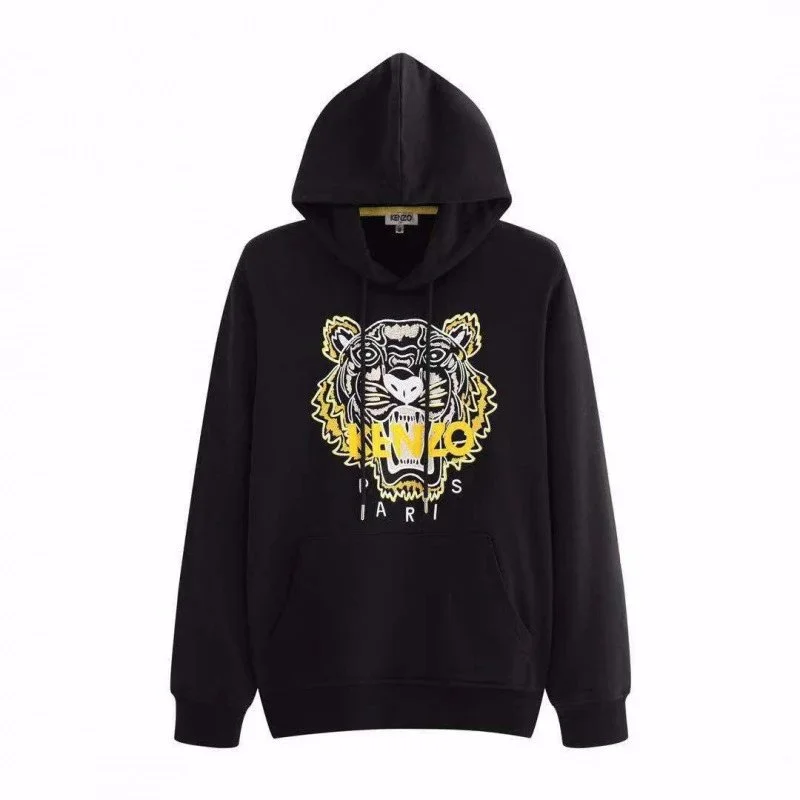 Kenzo Tiger Head Black Hoodie