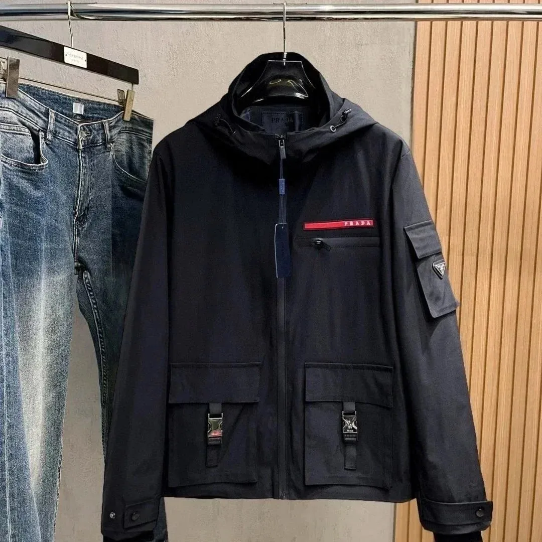 Prada Runners Black Hooded Jacket