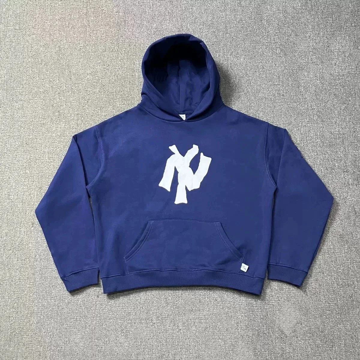 Navy Blue NY Logo Hoodie