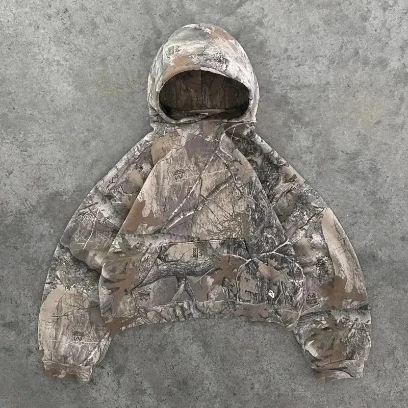 Camo Hoodie Sweatshirt