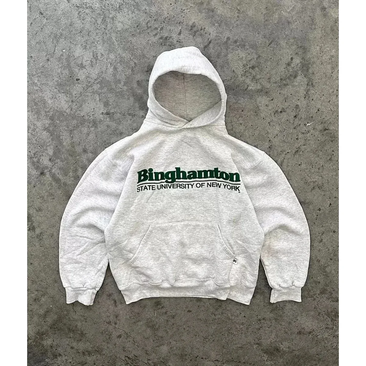 Binghamton State University Hoodie Cream