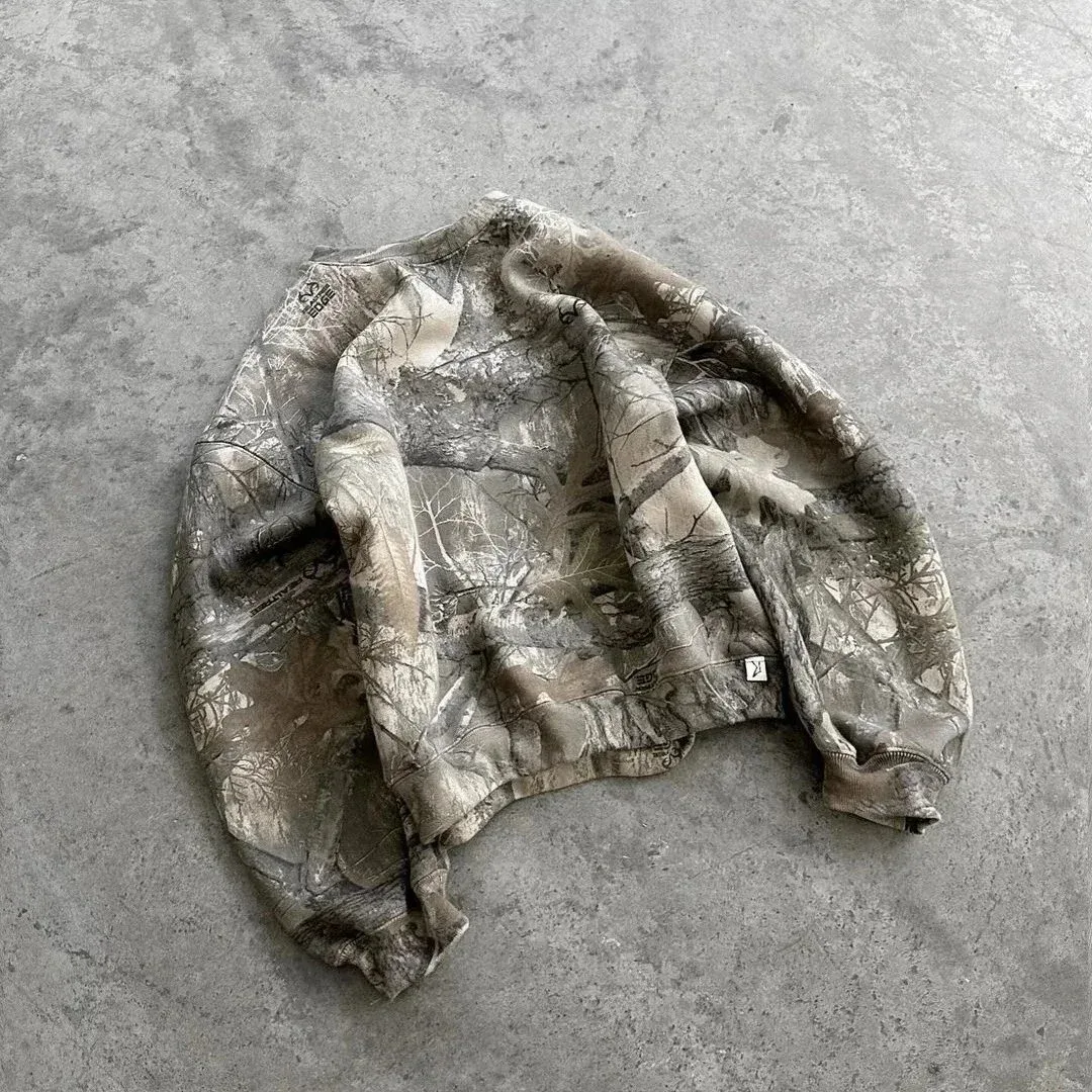 Unisex Camo Print Hoodie Sweatshirt