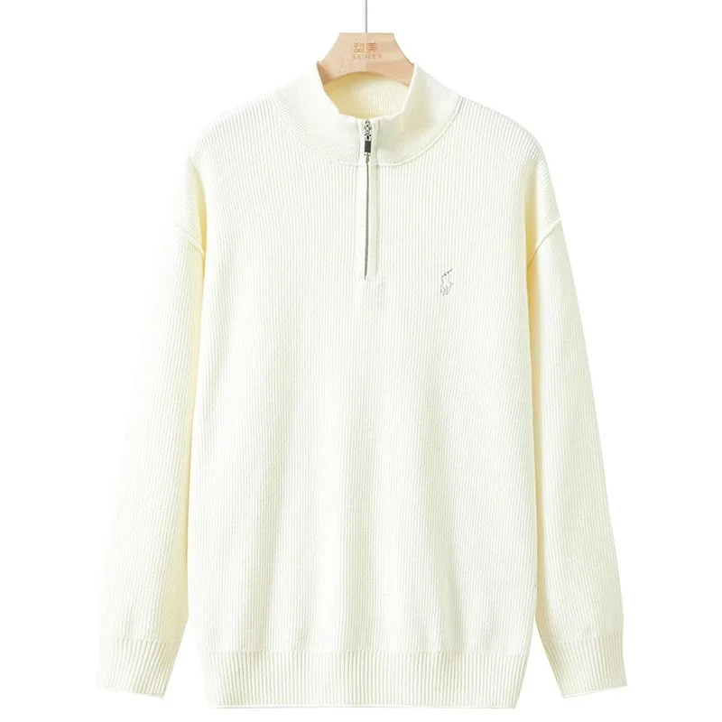 Polo Ralph Lauren Big Pony Half-Zip Sweater Cream