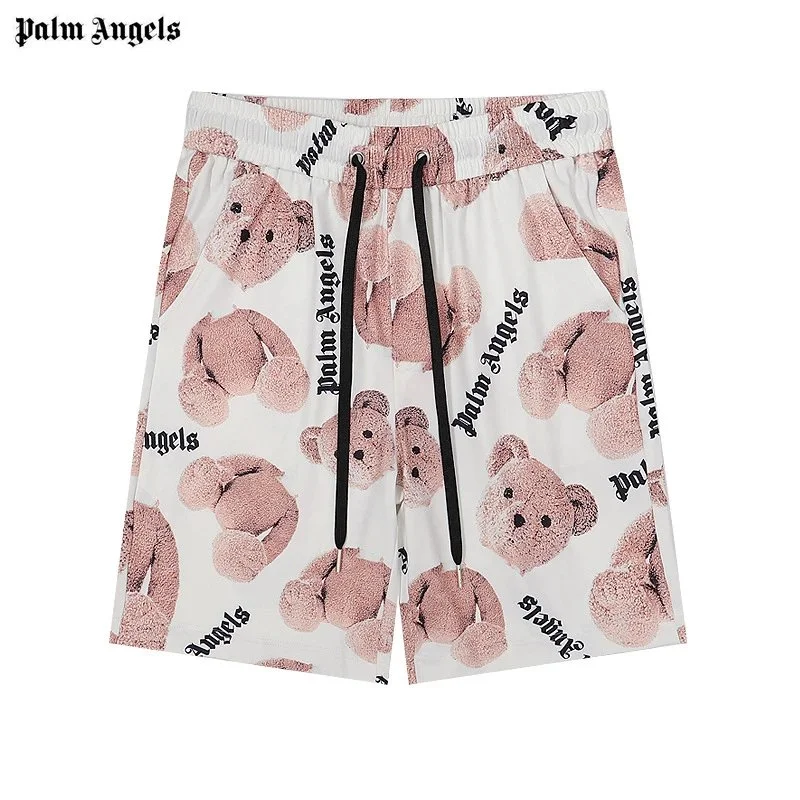 Palm Angels Bear Pink Teddy Bear Shorts