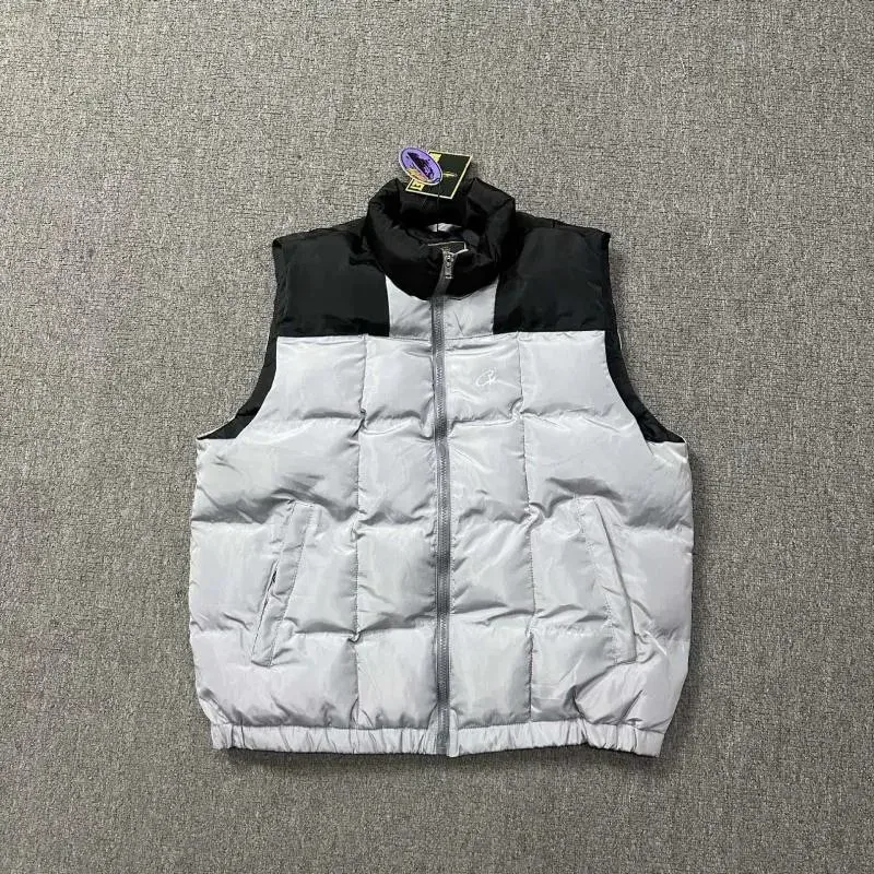Unisex Grey/Black Padded Vest