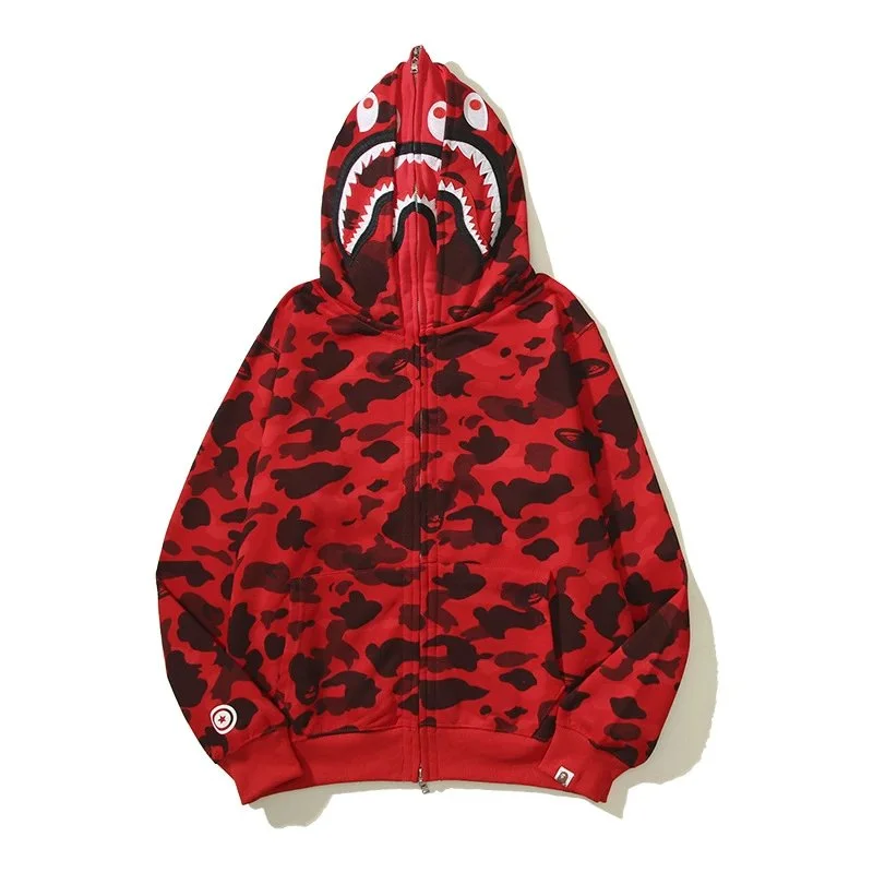 A Bathing Ape BAPE STA ABC Camo Red Camo Hoodie