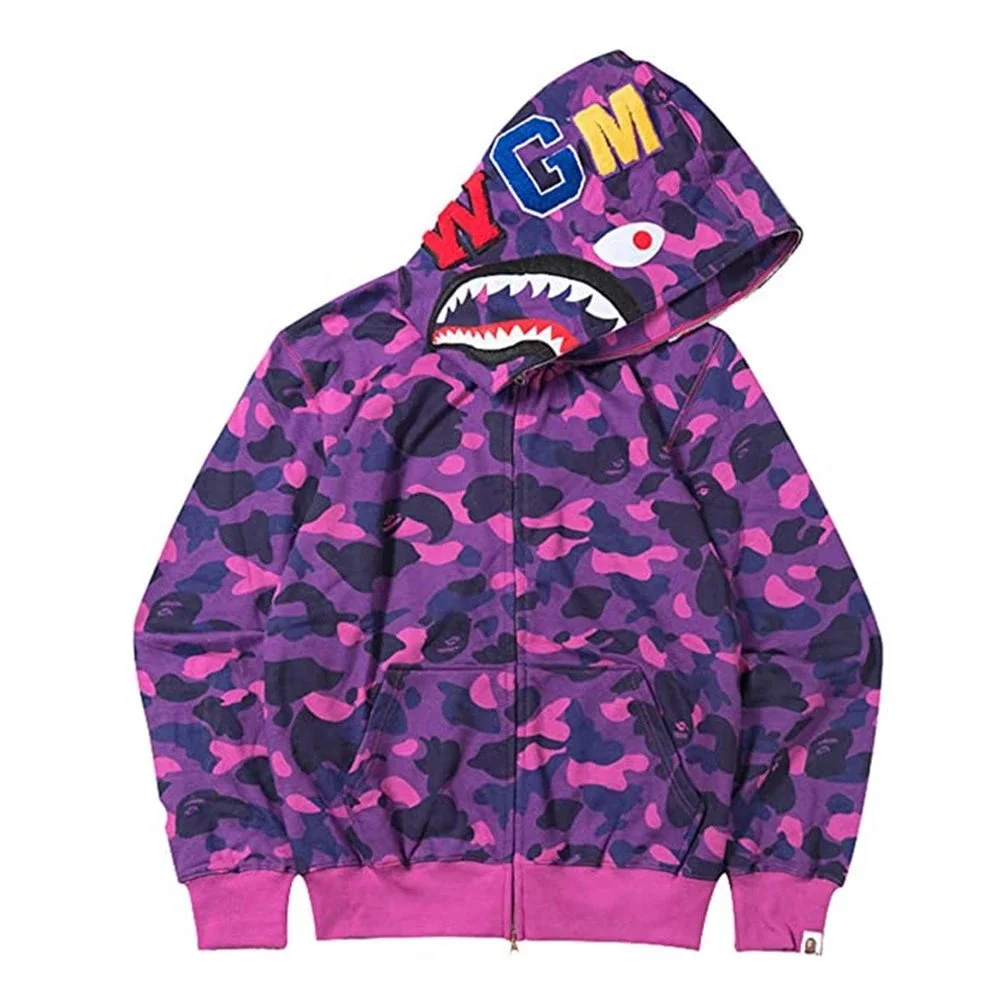 A Bathing Ape BAPE STA ABC Camo Purple Camo Hoodie