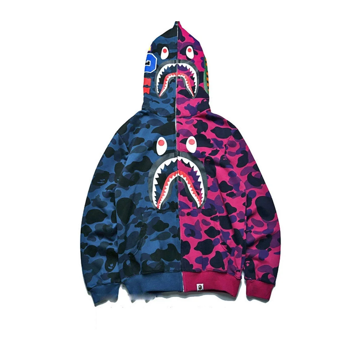 A Bathing Ape BAPE STA ABC Camo Shark Hoodie