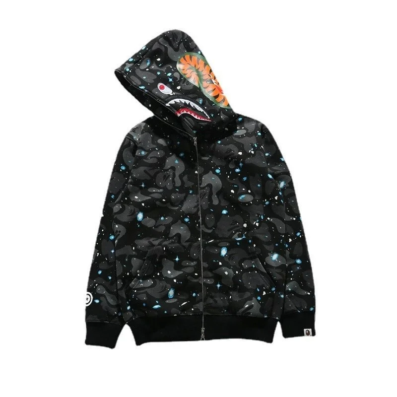 A Bathing Ape BAPE STA 15 Black Star Camo Hoodie