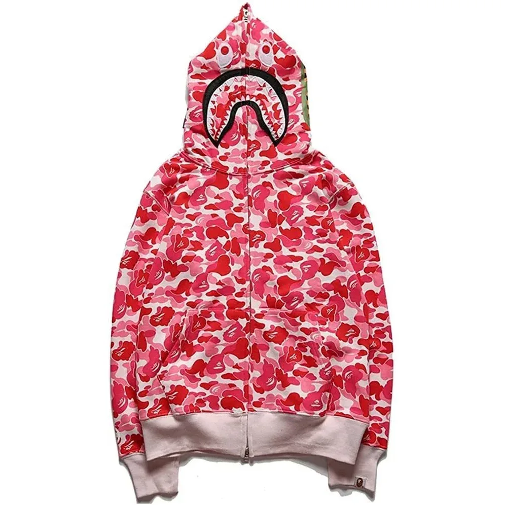 A Bathing Ape BAPE STA Pink Camo Hoodie