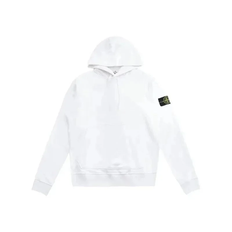 Stone Island 68-15 White Hoodie