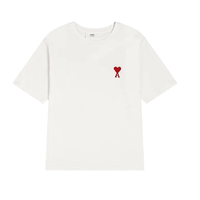 Ami Paris Ami de Coeur White T-Shirt