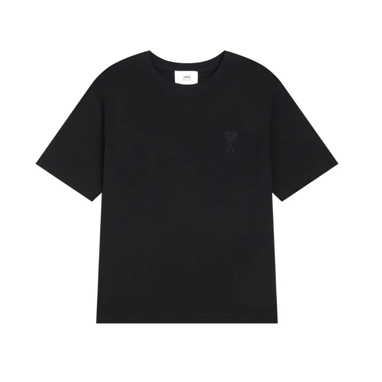 Ami Paris Ami de Coeur Black T-Shirt