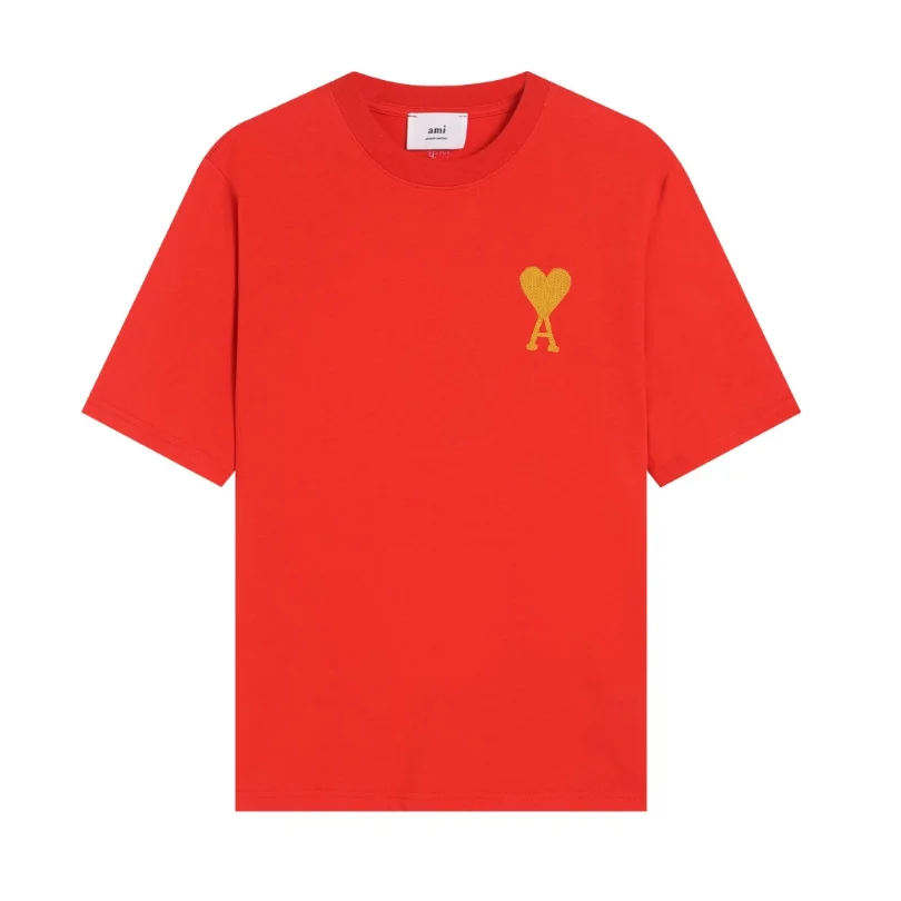 Ami Paris Red AMI Heart T-Shirt