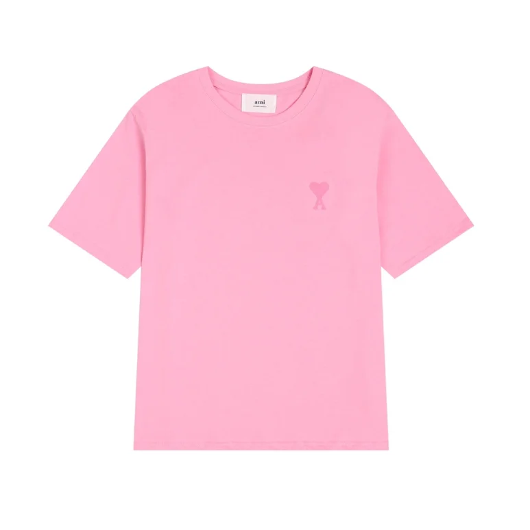 AMI Pink Heart T-Shirt
