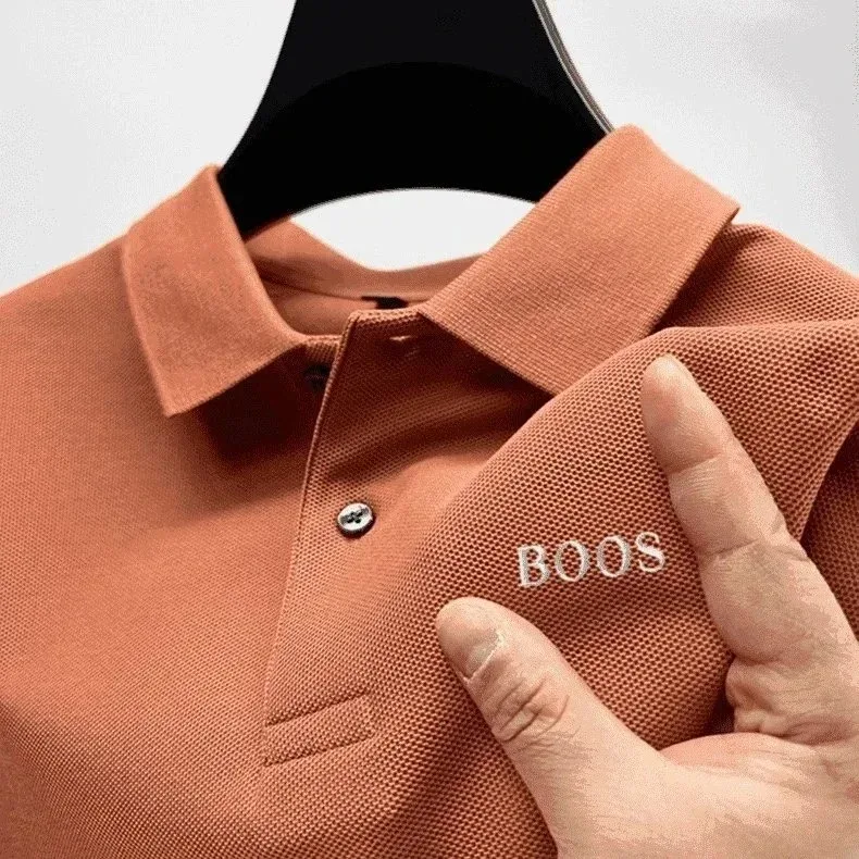 BOOS Terracotta Polo Shirt
