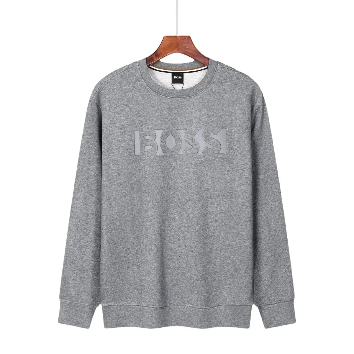Hugo Boss Grey BOSS Logo Sweatshirt