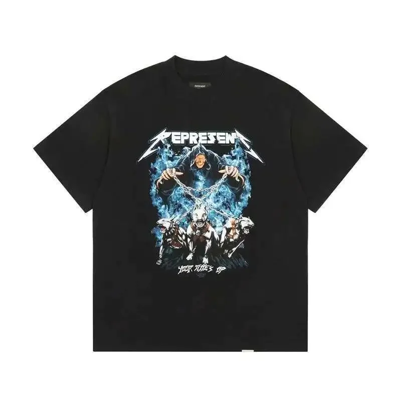 Represent Owners Club Black Graphic T-Shirt