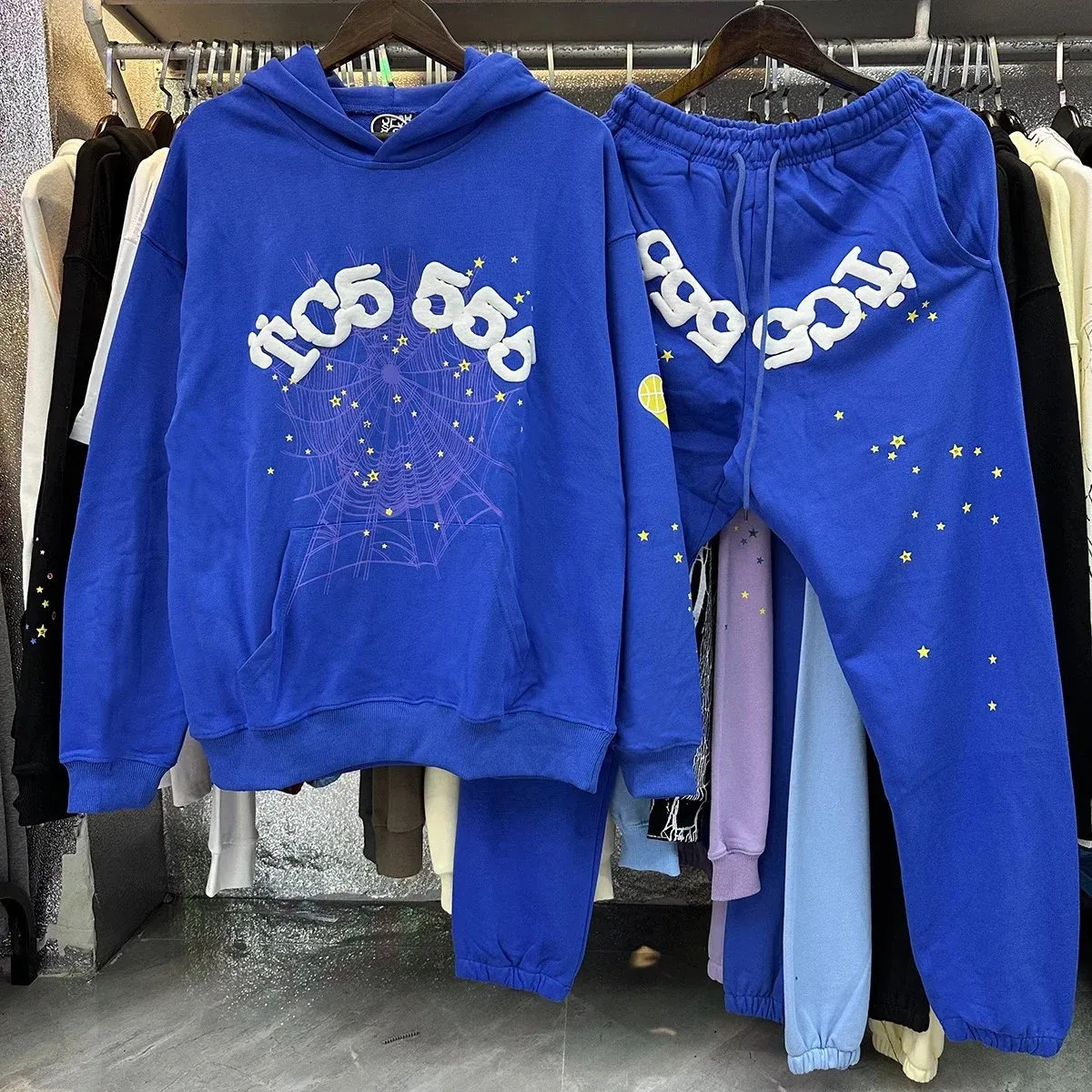 Blue TC5 550 Hoodie & Pants Set