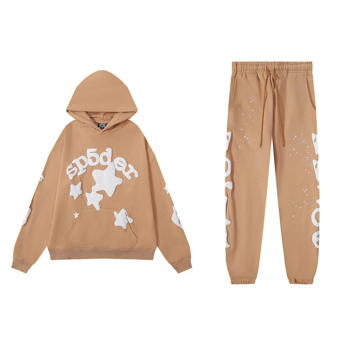 Palm Angels Spider Beige Star Tracksuit