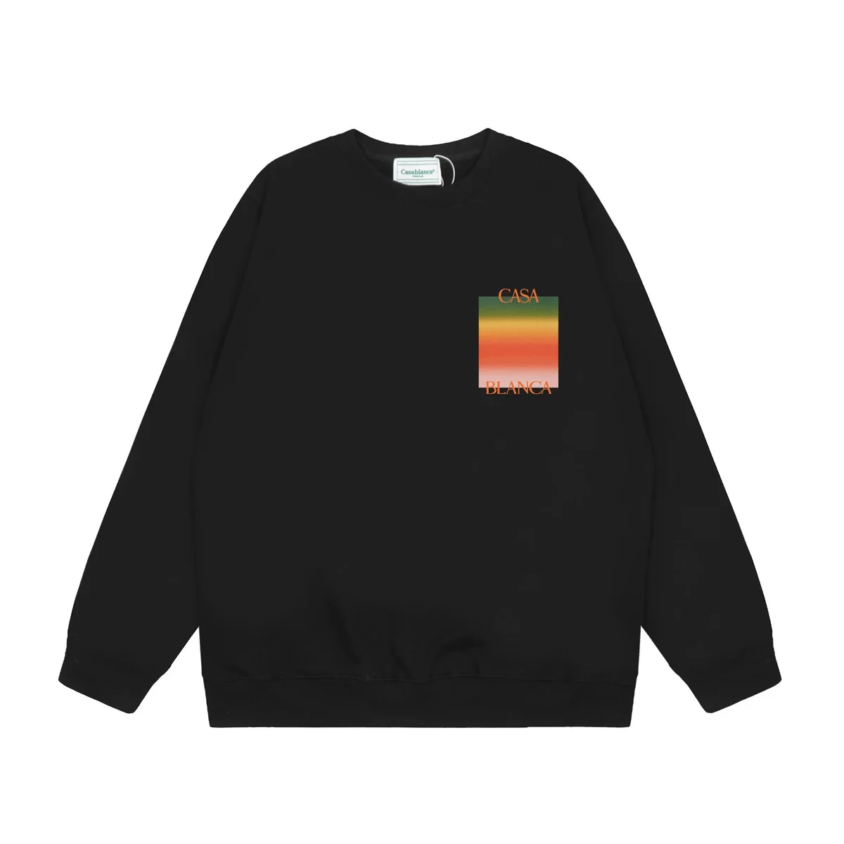 Casa Blanca CASA BLANCA Black Graphic Sweatshirt
