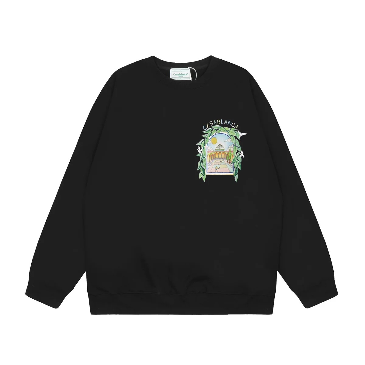 Casablanca Black 'Casa Blanca' Graphic Sweatshirt