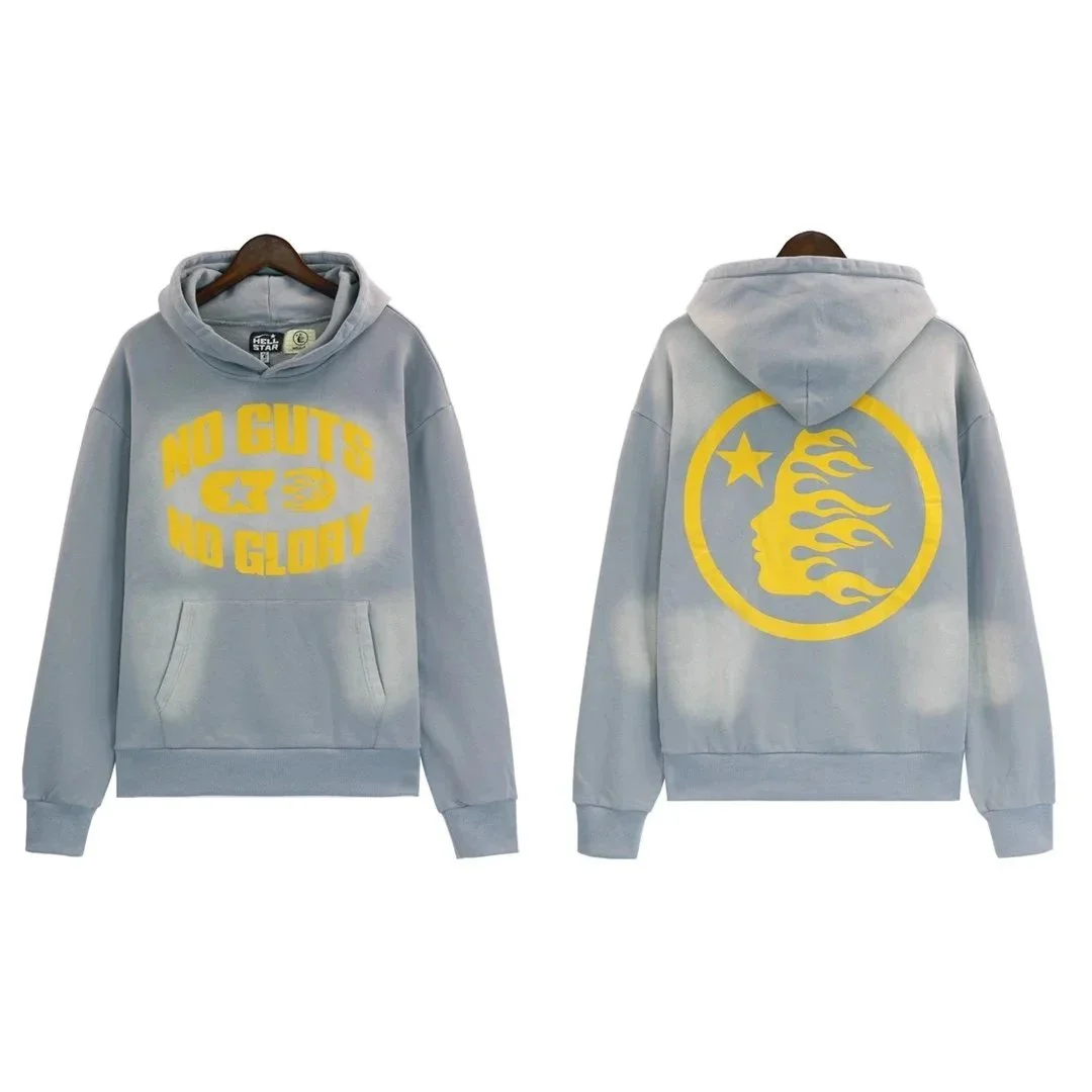Unisex 13 Grey No Guts No Glory Hoodie