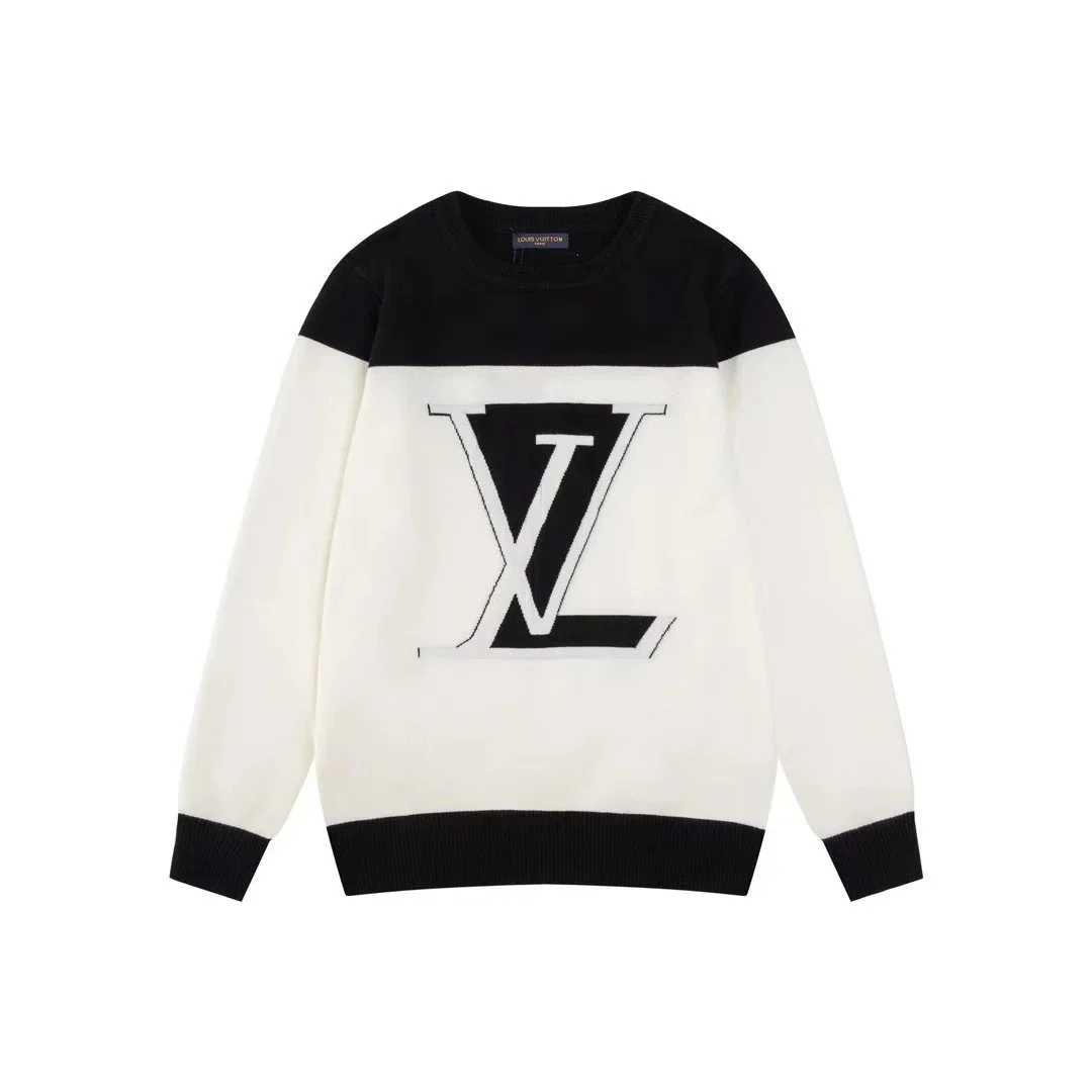 Louis Vuitton LV Logo Sweater White/Black