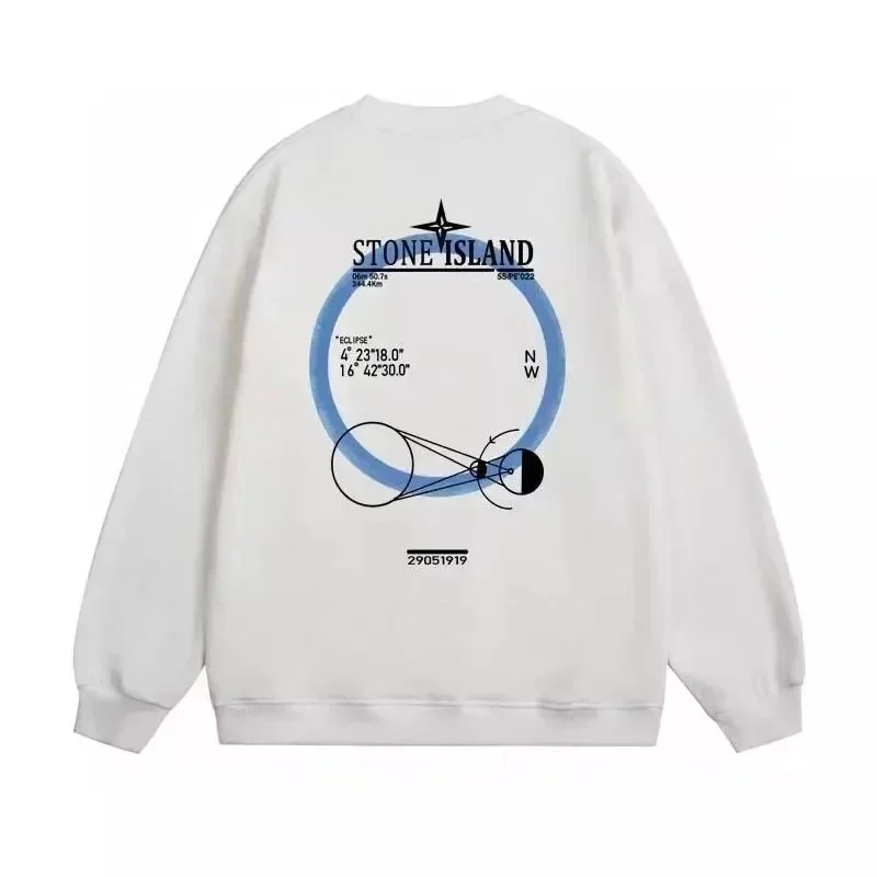 Stone Island 68-15 Eclipse White Hoodie