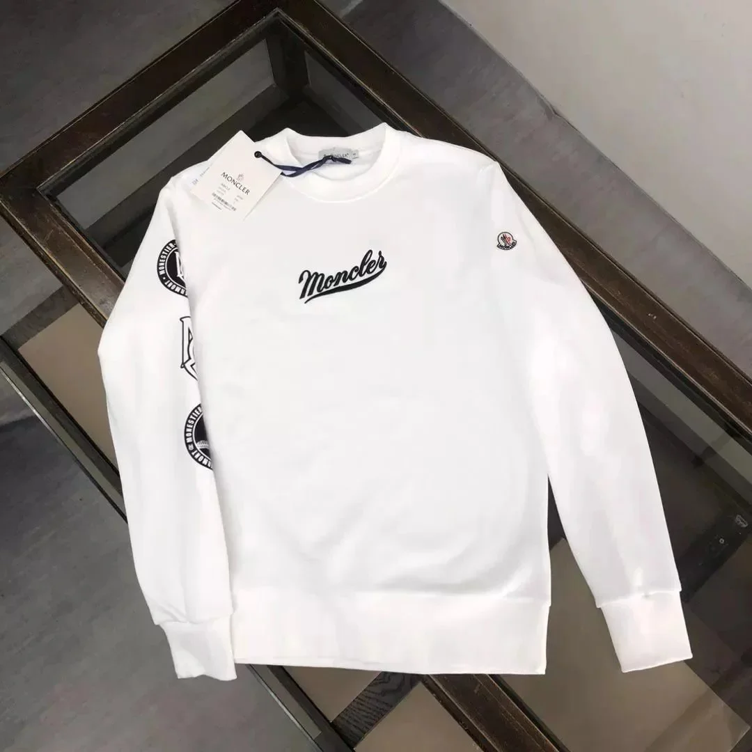 Moncler White Monogram Sweatshirt