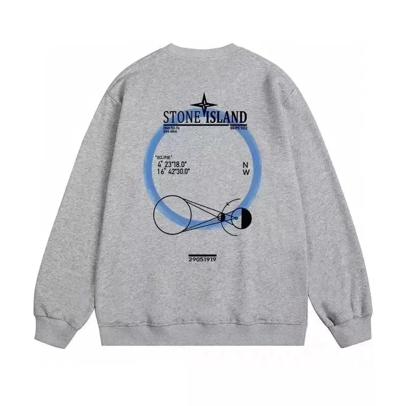 Stone Island Shadow Project Grey Eclipse Graphic Sweatshirt