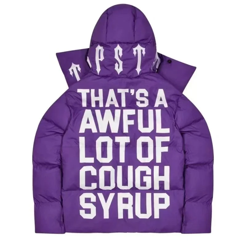 Trapstar Purple 'THAT'S A LOT OF COUGH SYRUP' Parka