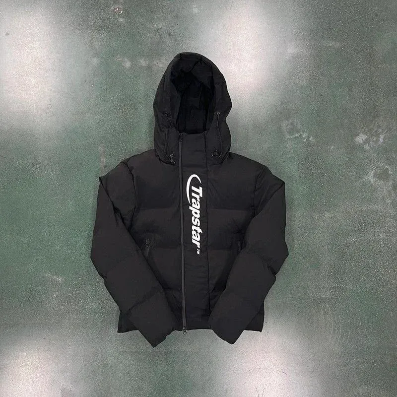 Trapstar Black Hooded Puffer Jacket