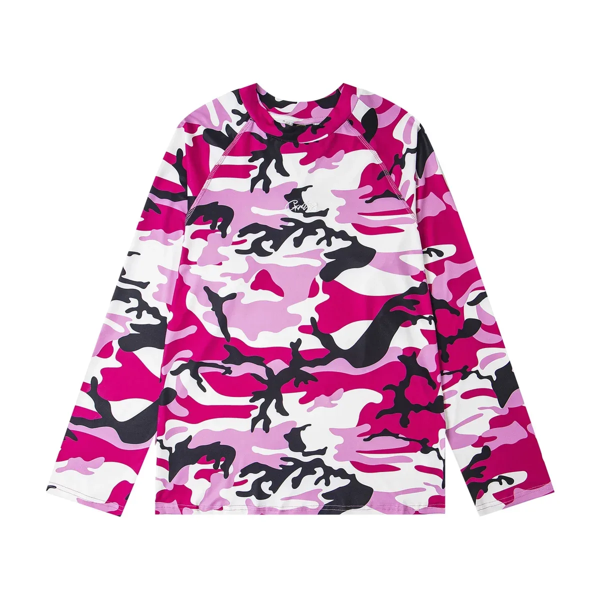 Unisex Camouflage Long-Sleeve Rash Guard