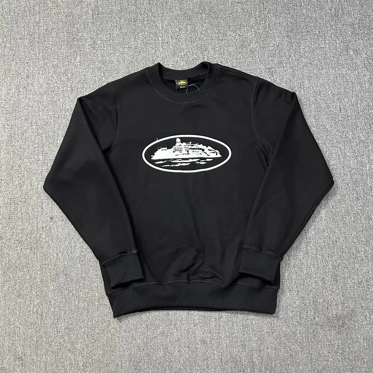 Black Island Graphic Crewneck Sweatshirt