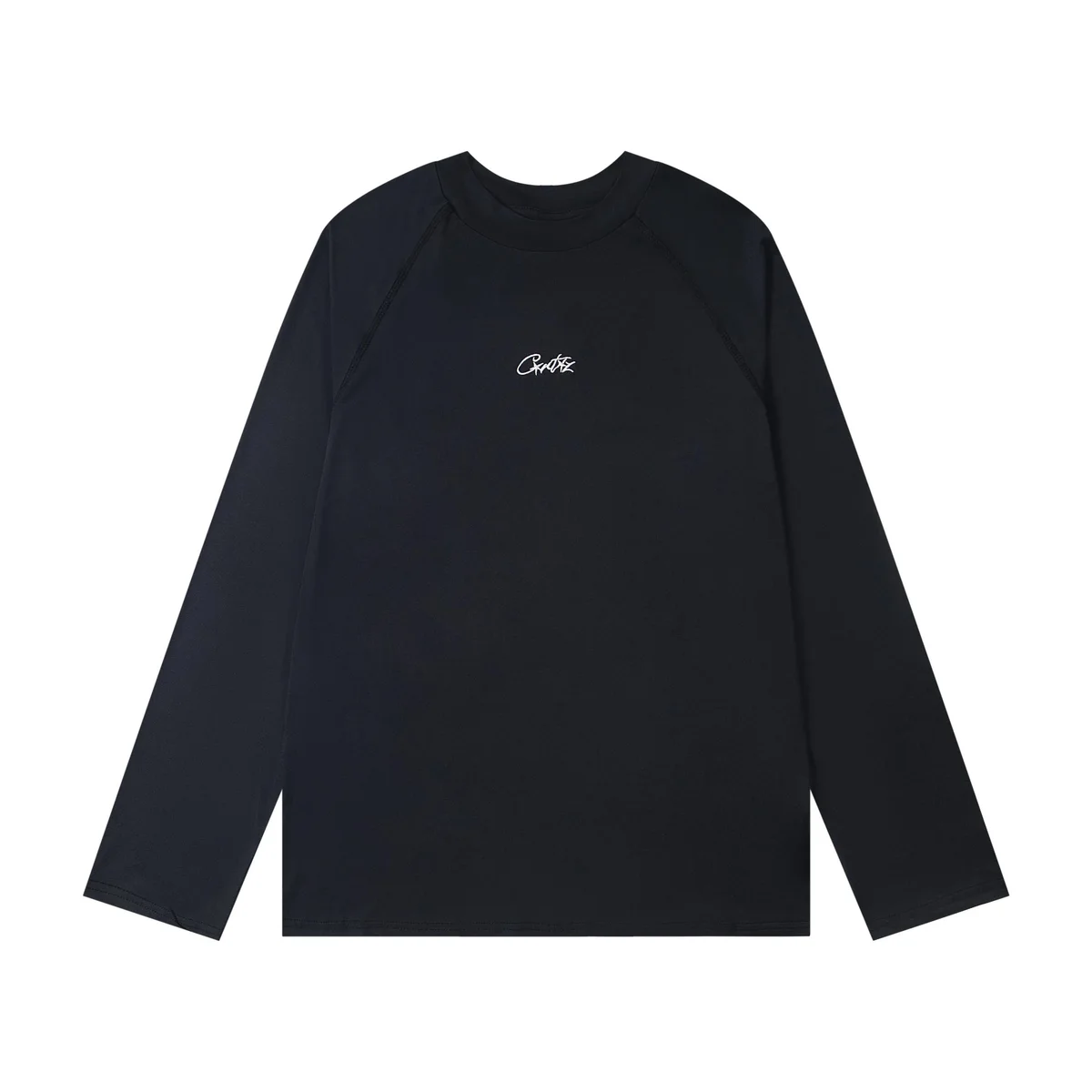 Unisex Black 'Craft' Embroidered Long-Sleeve T-Shirt