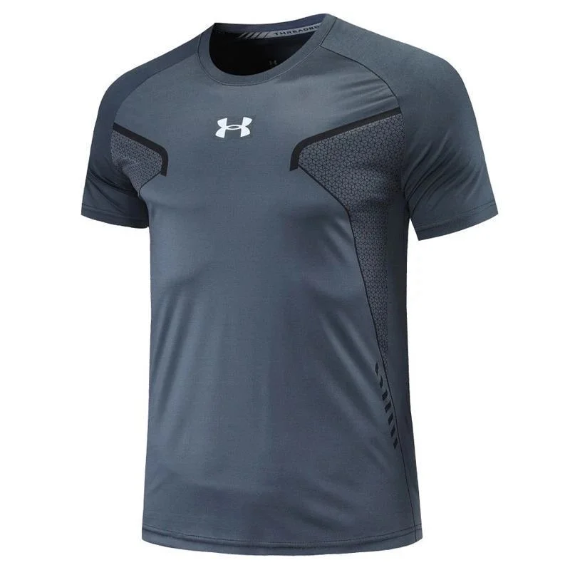 Under Armour Threadborne T-Shirt Steel Blue Men's