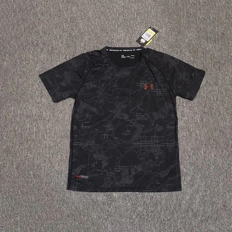 Under Armour Camo Print T-Shirt Black