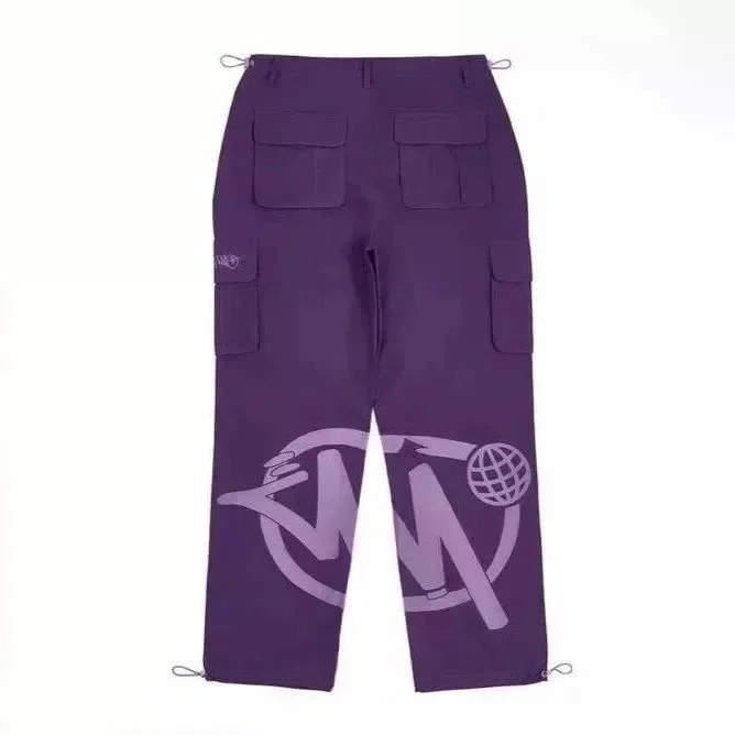 Purple KM Cargo Pants