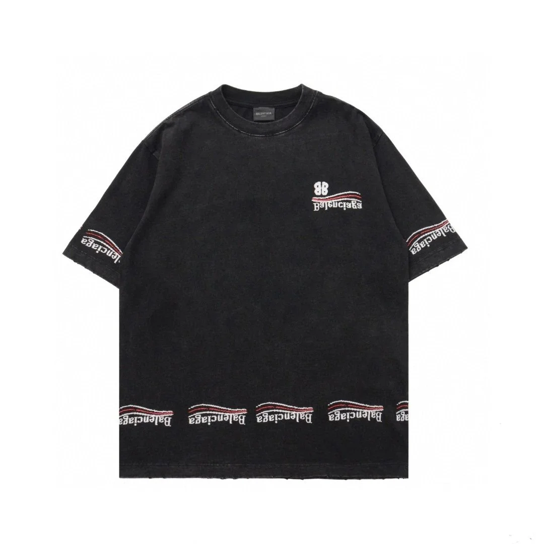 Balenciaga Recycled Black T-Shirt