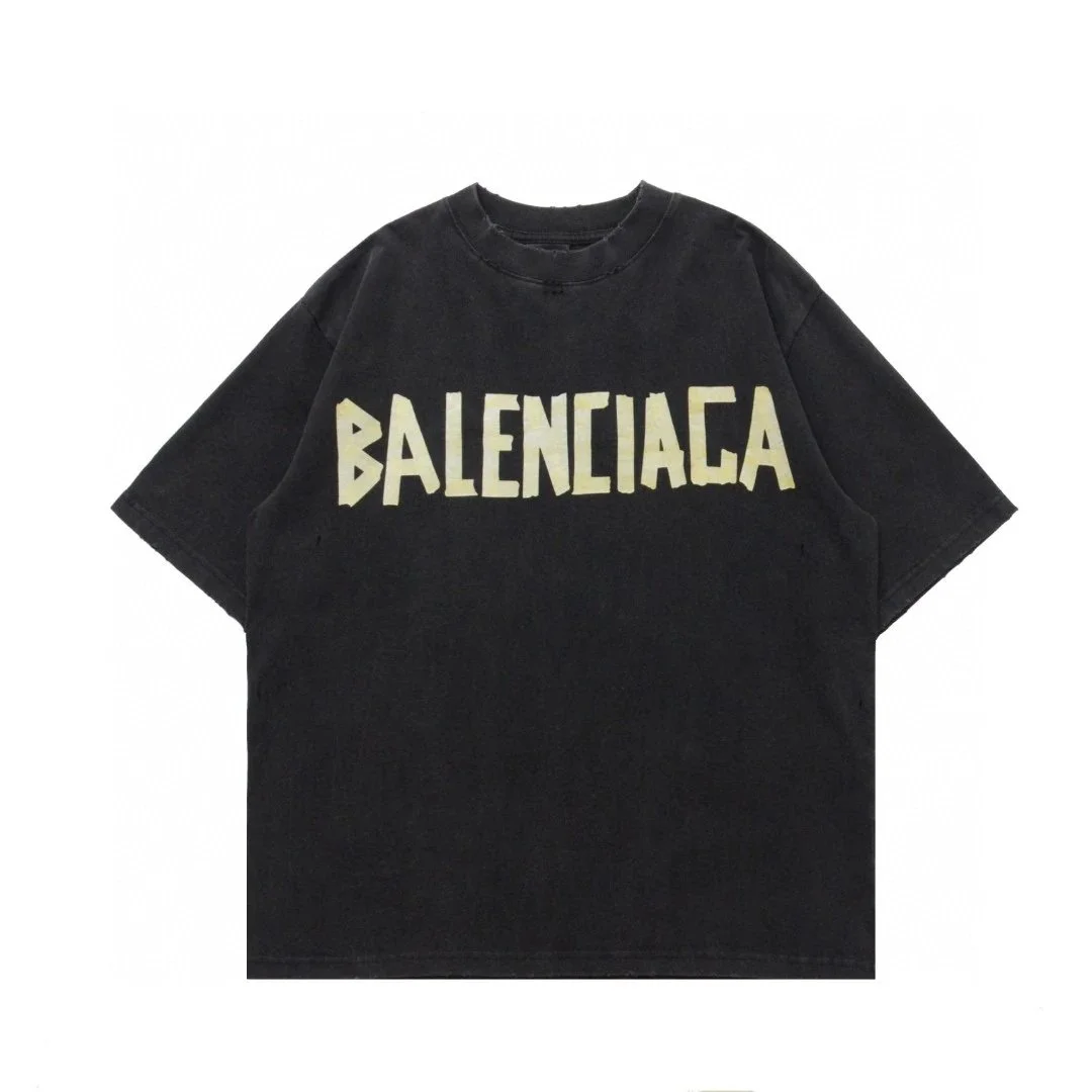 Balenciaga Black 'BALENCIAGA' Logo T-Shirt