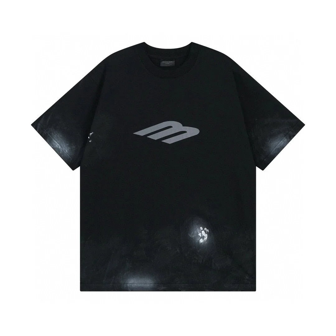 Balenciaga Triple Black M Logo T-Shirt