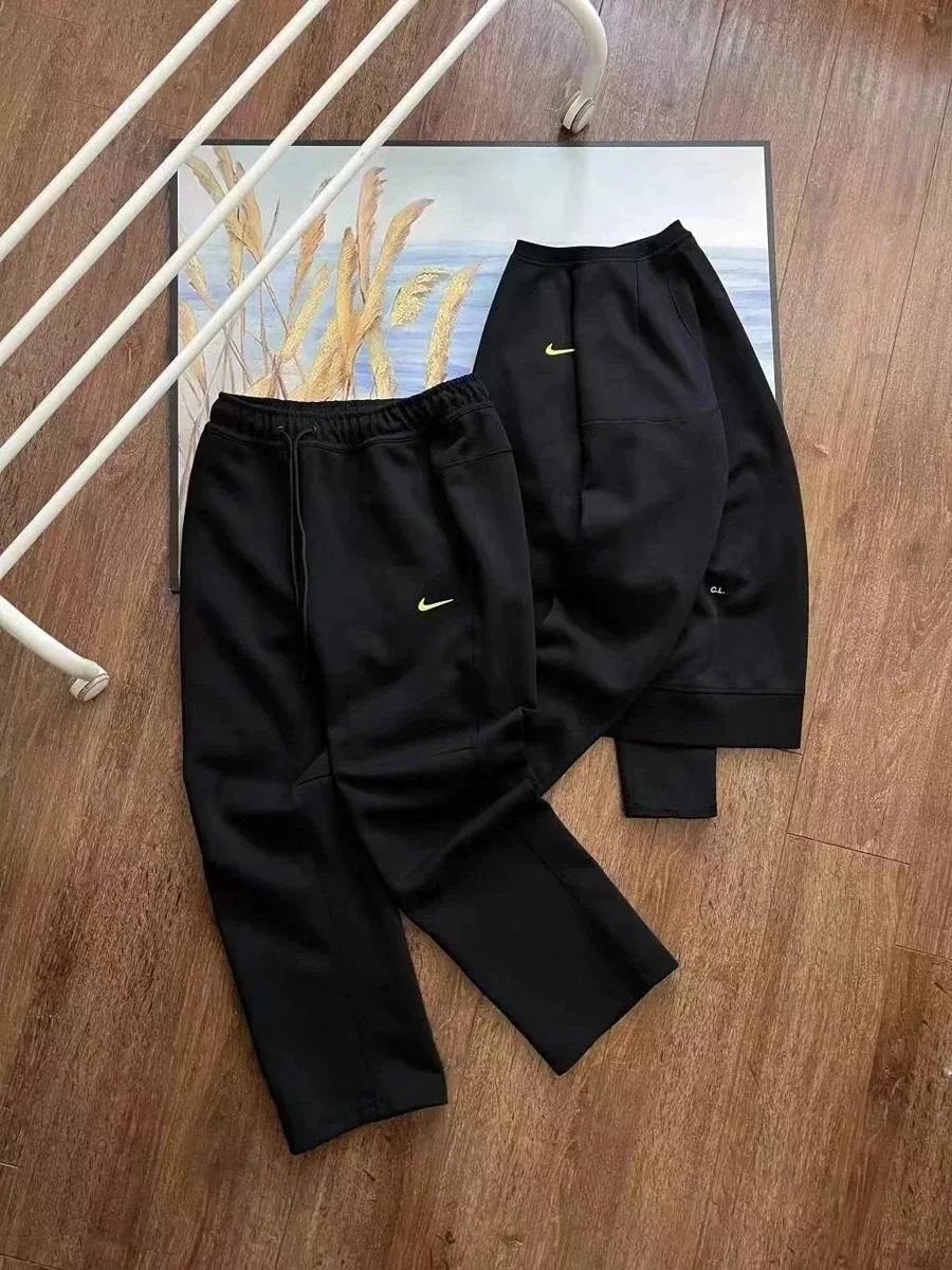 Nike Air Force 1 Black Yellow Track Pants