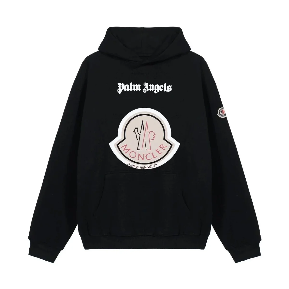 Moncler Palm Angels Black Hoodie