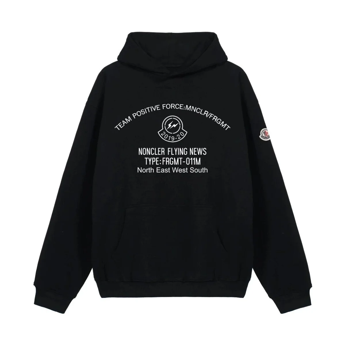 Moncler Flying News Black Hoodie
