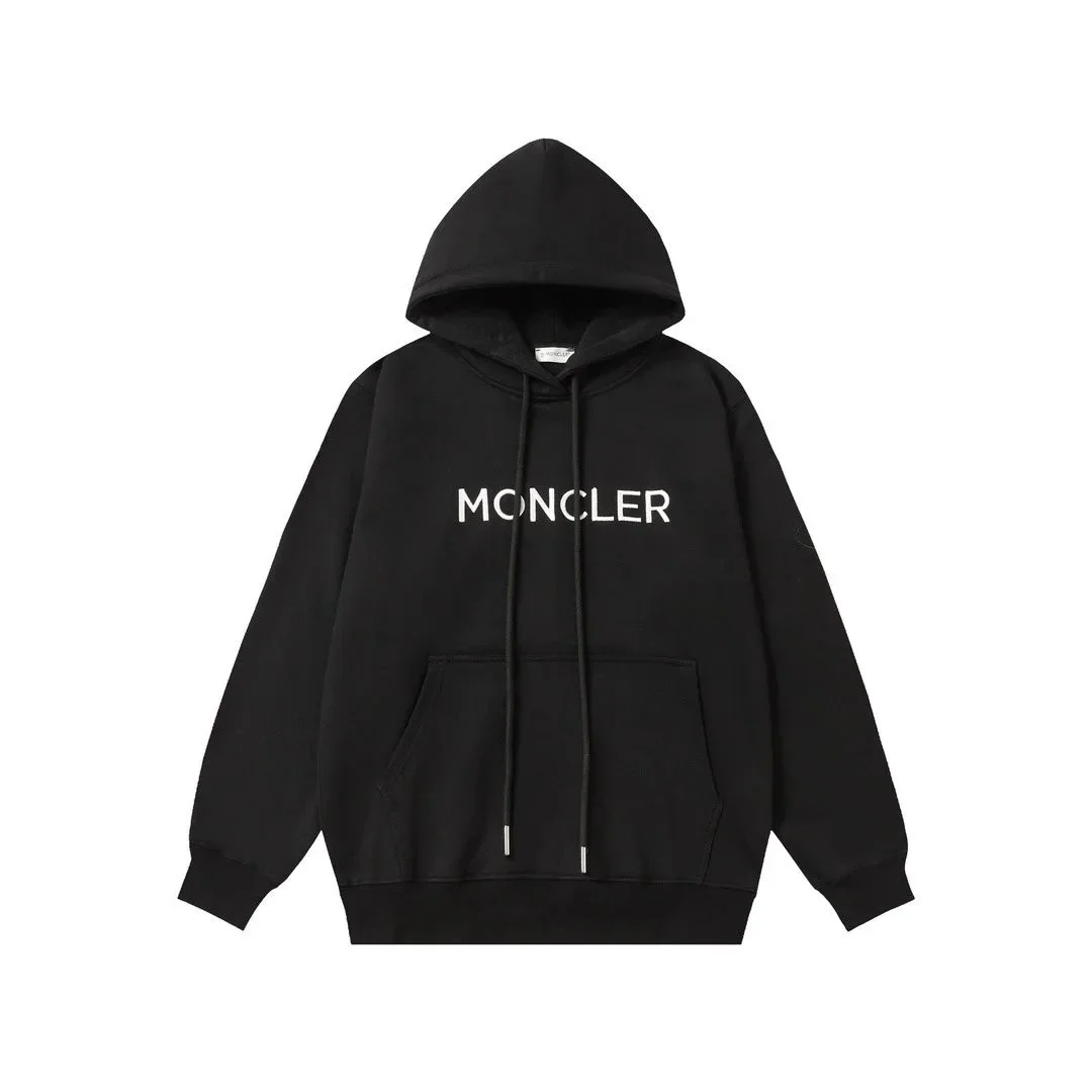 Moncler Black Logo Hoodie Sweatshirt