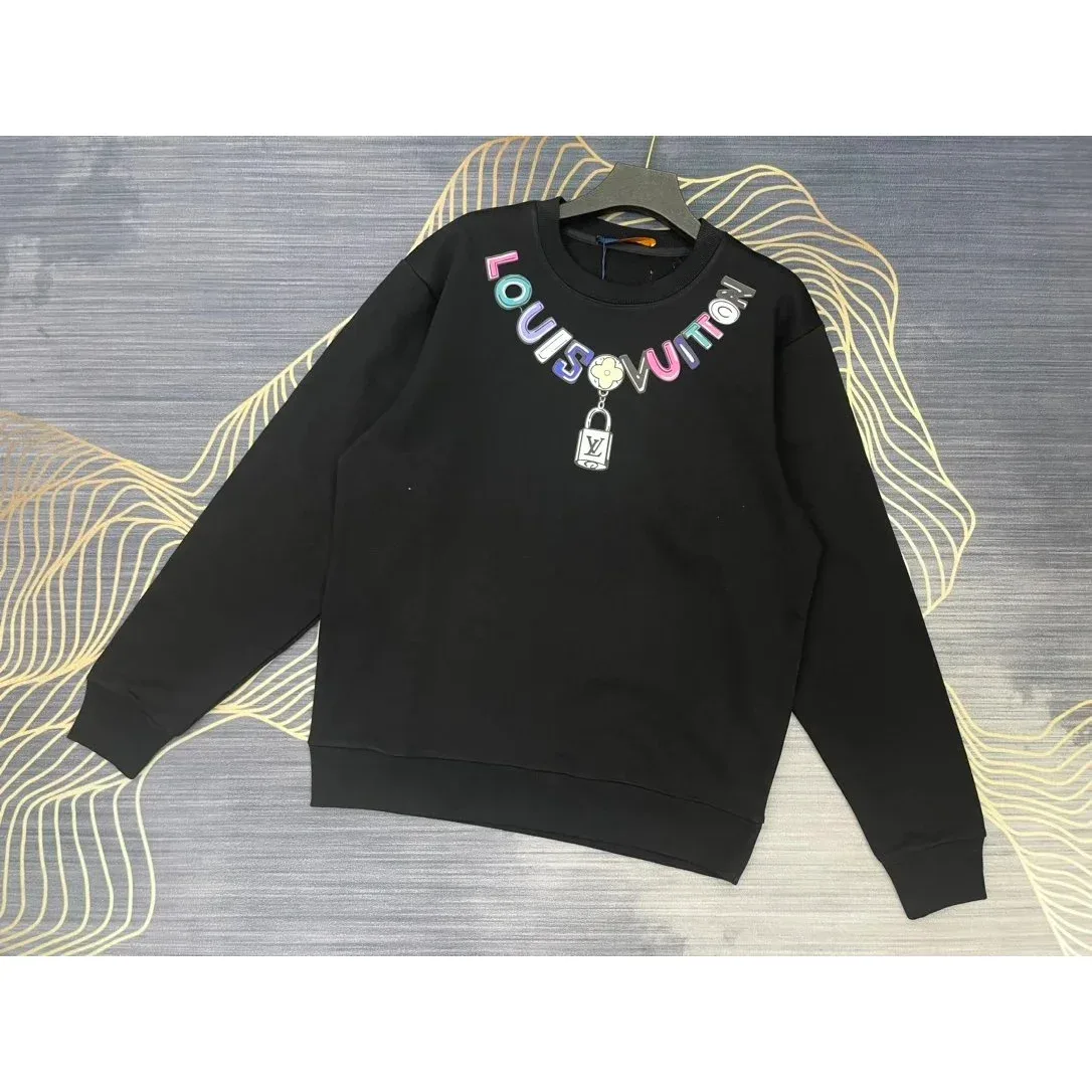Louis Vuitton Colorful Logo Sweatshirt Black