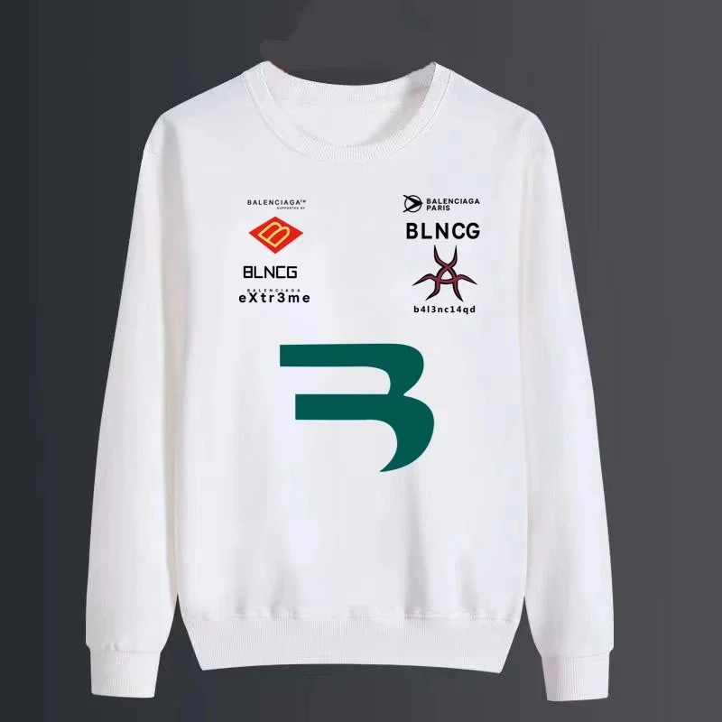 Balenciaga BLNCG White Graphic Sweatshirt